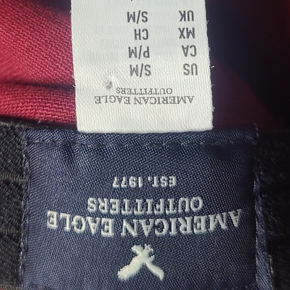 AE American Eagle USA Maroon/BurgundyBall Cap Hat - Picture 3 of 3